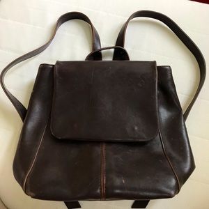 Liz Claiborne leather backpack